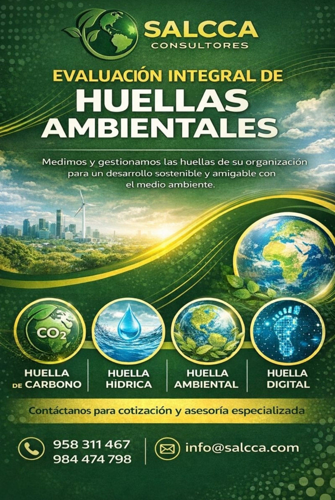 SALCCA — Evaluación integral de huellas ambientales